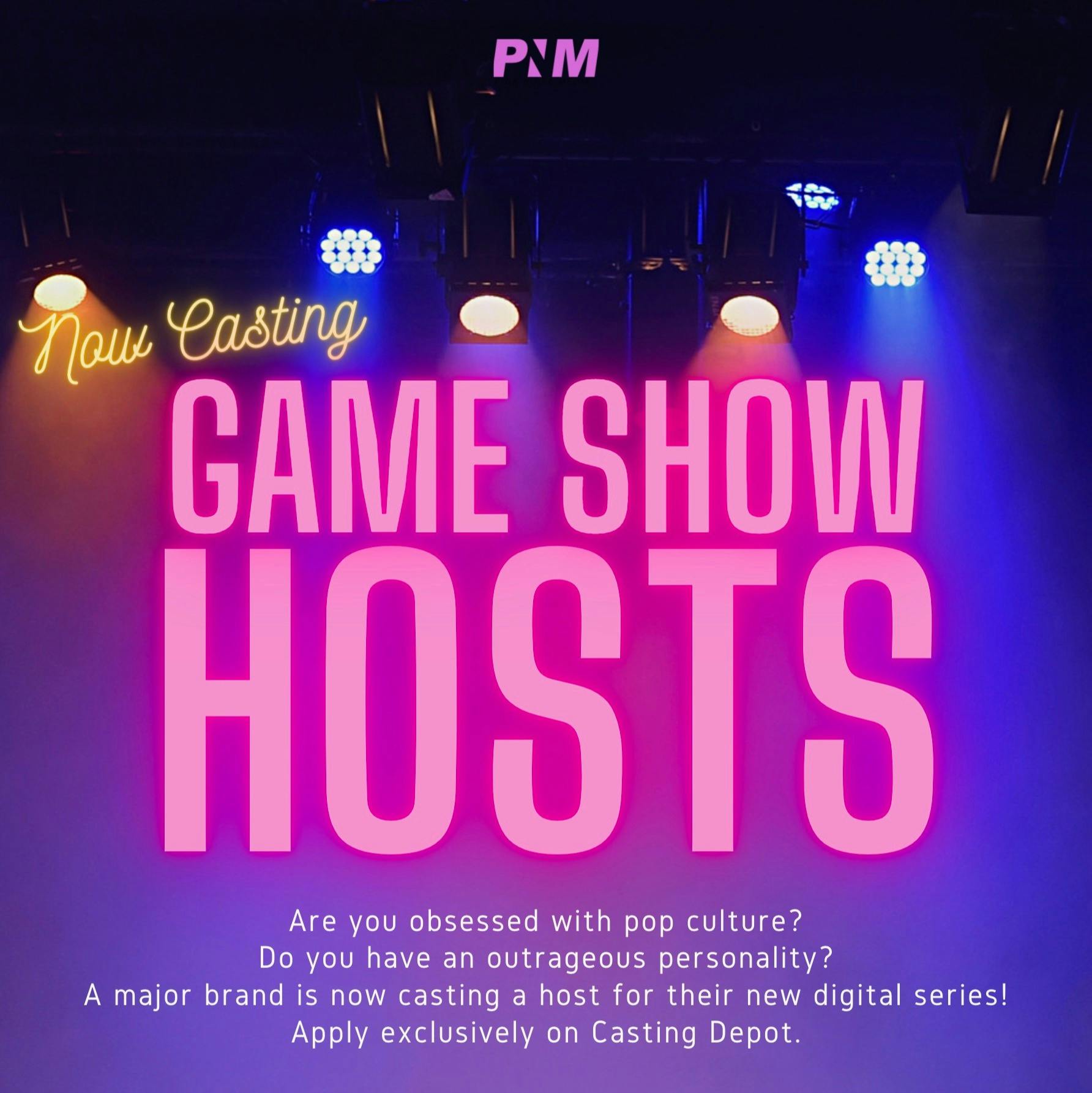 Game Show Hosts Casting Depot