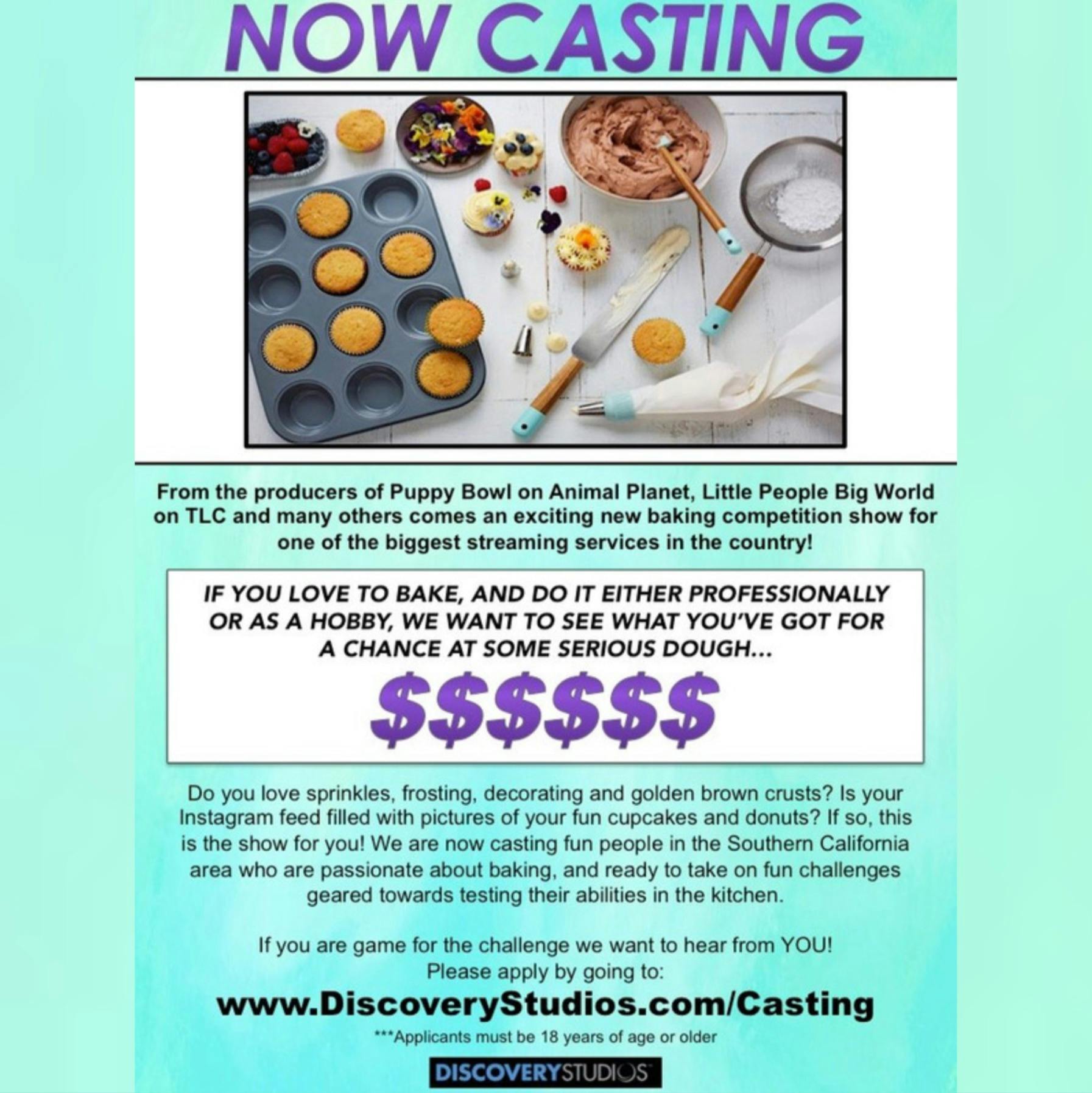 Baking Competition Series Casting Depot