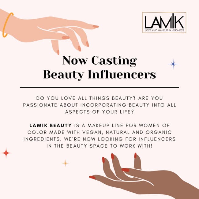 Production Cover Now Casting Beauty Influencers